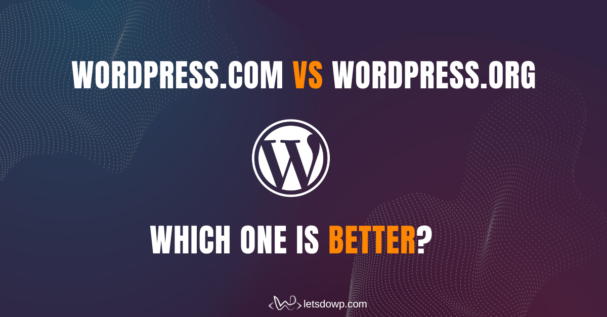 Difference between Wordpress.com and Wordpress.org